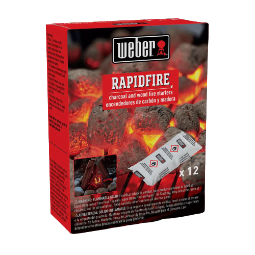 Weber Rapidfire Fire Starters, 12pk