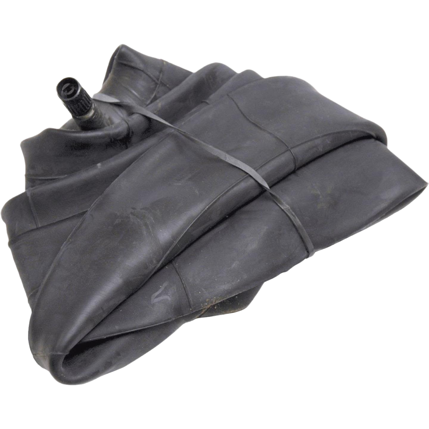 Black rubber inner tube with straight valve stem, suitable for 8-inch wheels, in Parts & Lubricants and Home Improvement collections