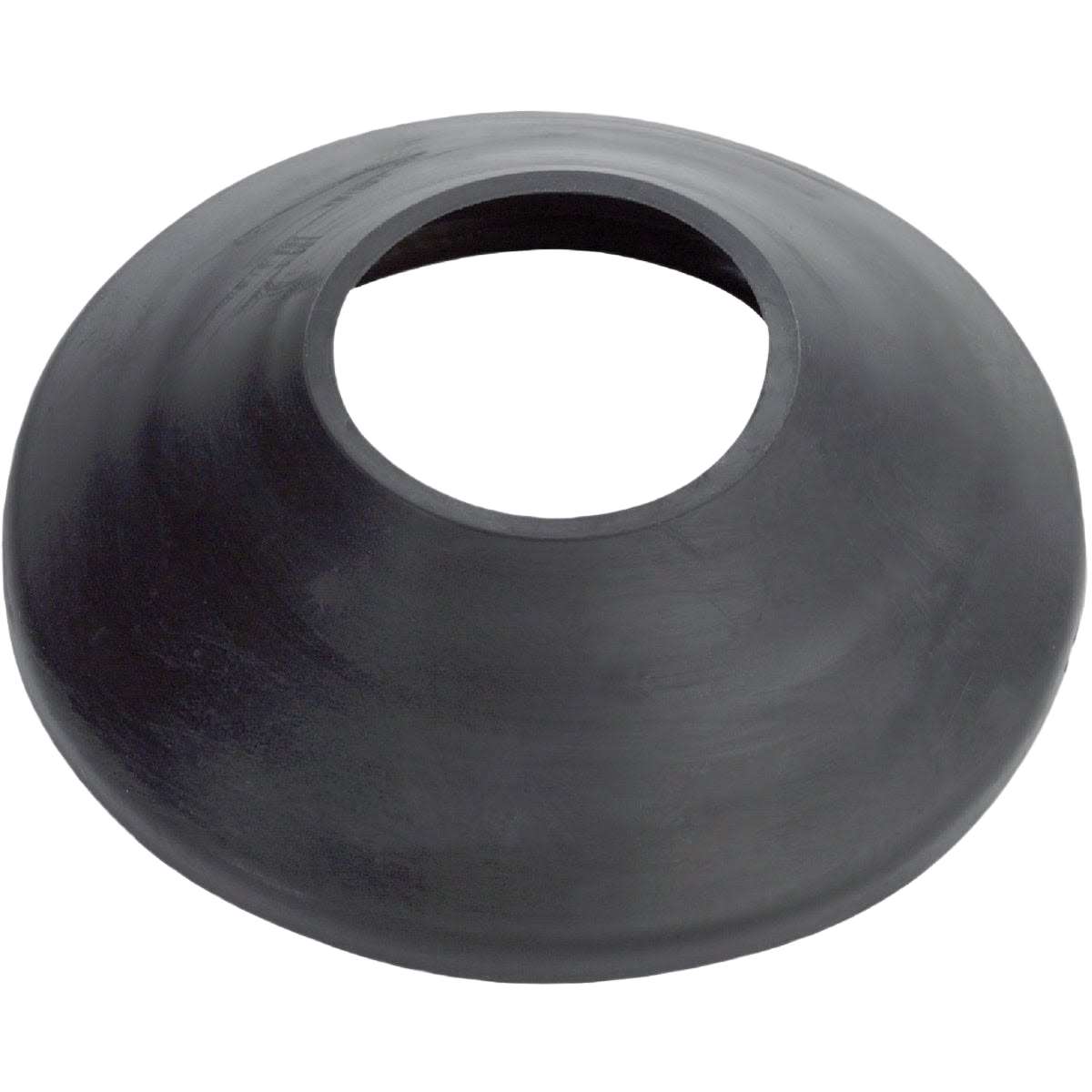 Black flexible rubber rain collar designed for plumbing parts and home improvement under $50 collection