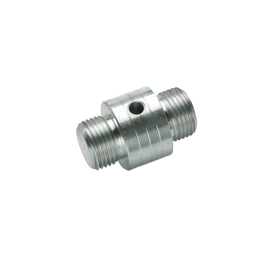 Metal threaded coupler accessory for woodworking tools in Robert Sorby collection under $50 and $100 categories