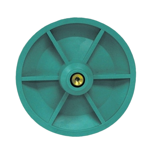 Green rubber 2-in-1 seat disc for American Standard flush valves in plumbing repair and home improvement collections