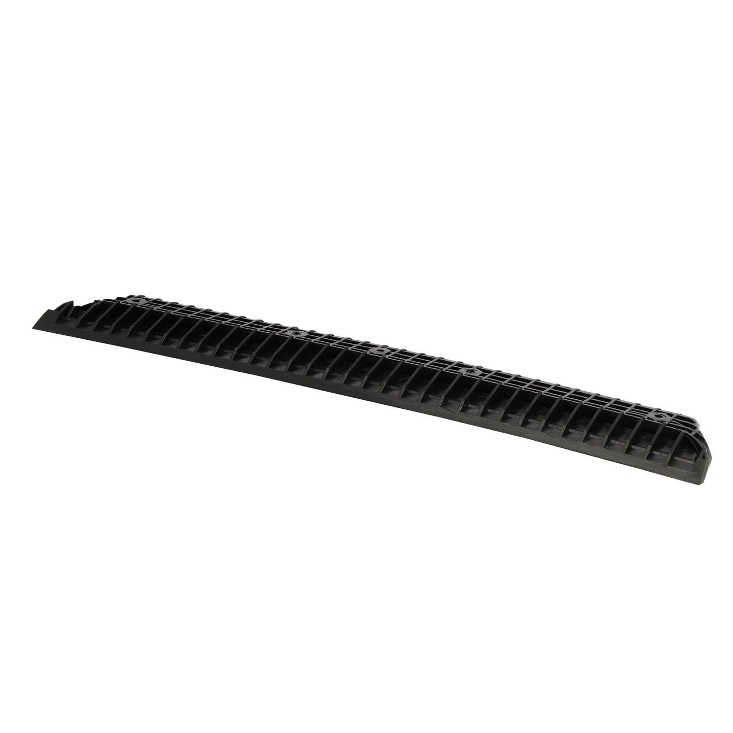 Black replacement scraper bar with reinforced ridges for snow blowers in tool accessories under $50 collection
