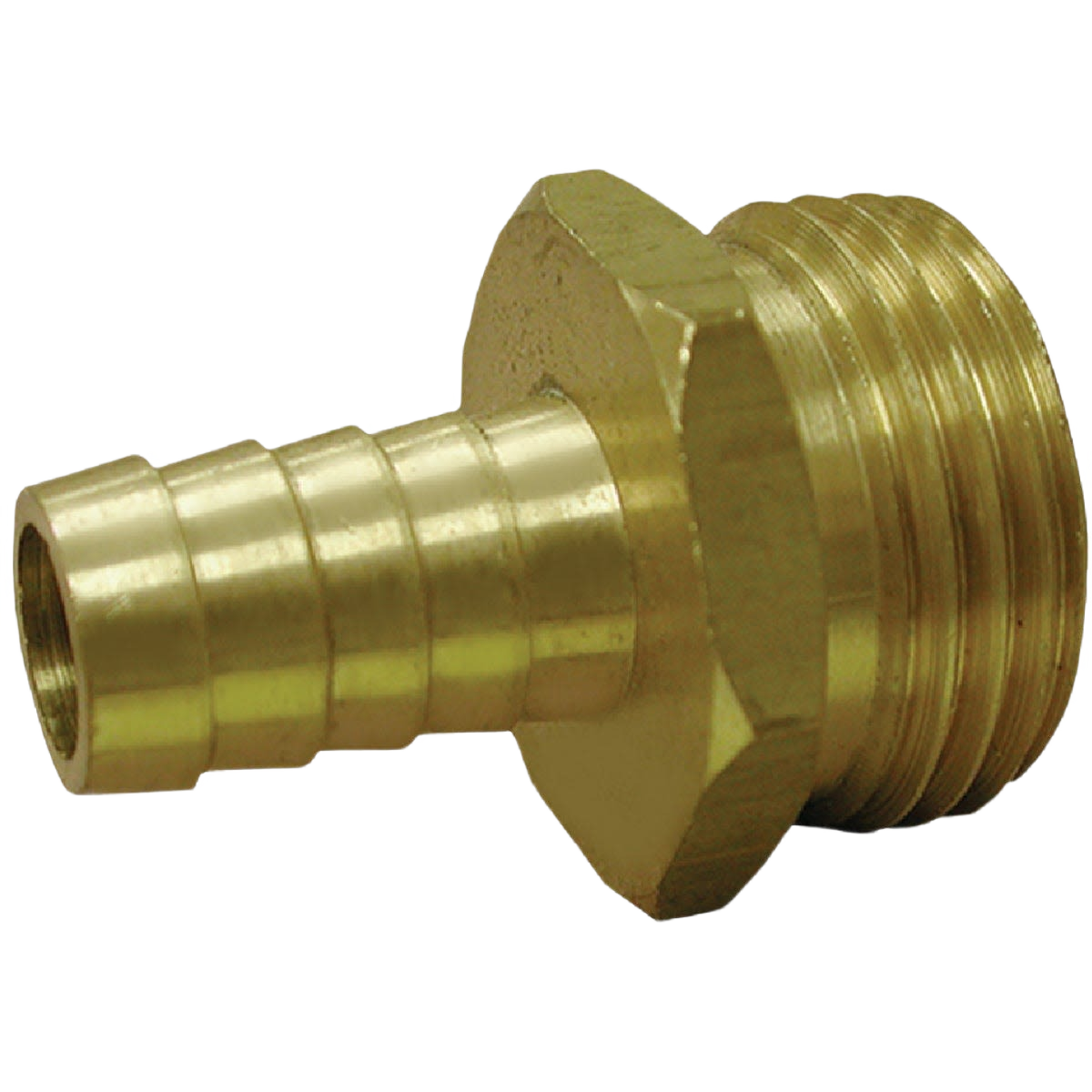 Brass hose barb with 3/4 inch male hose thread for plumbing and pipes & fittings under $50 in home improvement