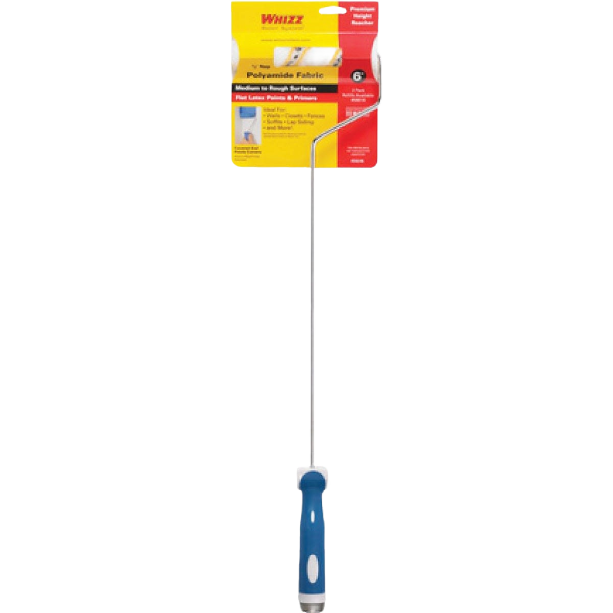 Medium to rough surface paint roller with ergonomic blue handle for home improvement and paint supplies under $50 collections