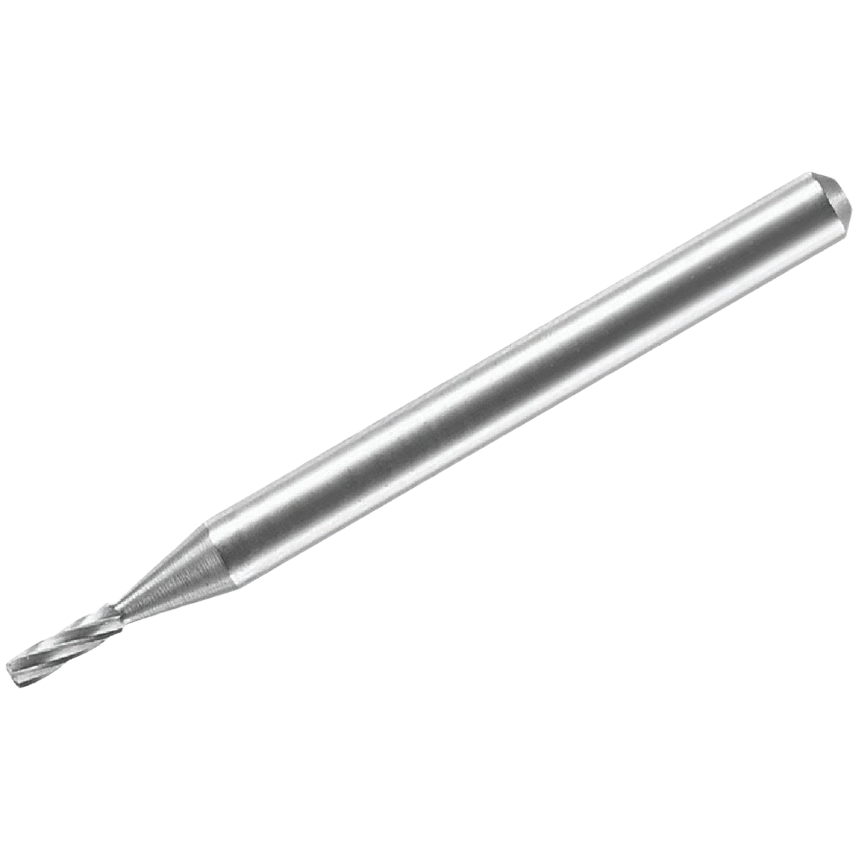 Dremel engraving cutter bit for carving and routing soft materials, part of rotary and power tool accessories.