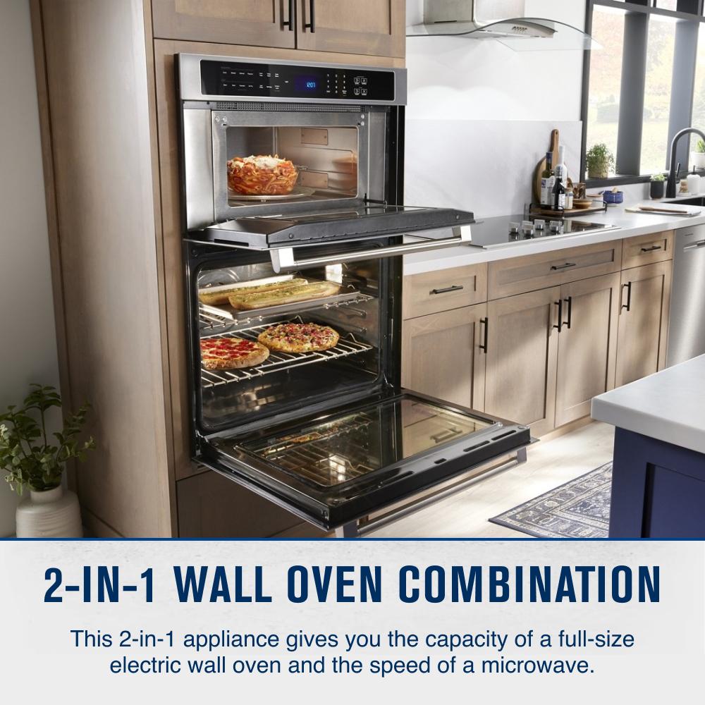 30-inch Wall Oven Microwave Combo with Air Fry and Basket - 6.4 cu. ft.