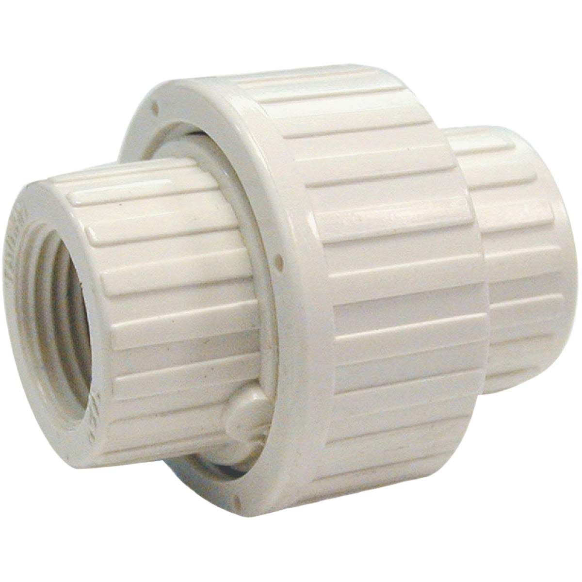 White threaded PVC pipe union fitting for plumbing and pipes & fittings collections under $50