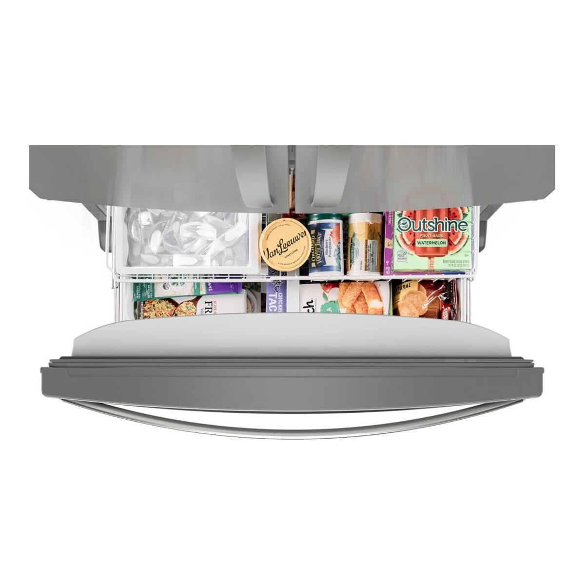 36-Inch Wide Counter-Depth French Door Bottom Mount Refrigerator - 20 cu. ft.