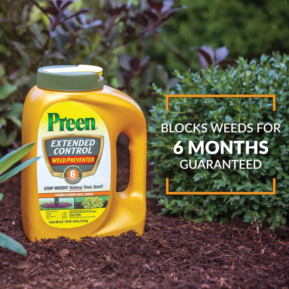 Preen Extended Control 4.93 Lb. Ready To Use Granules Weed Preventer