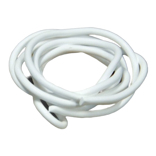 Coiled white valve packing cord for faucet repair and plumbing parts in home improvement collections