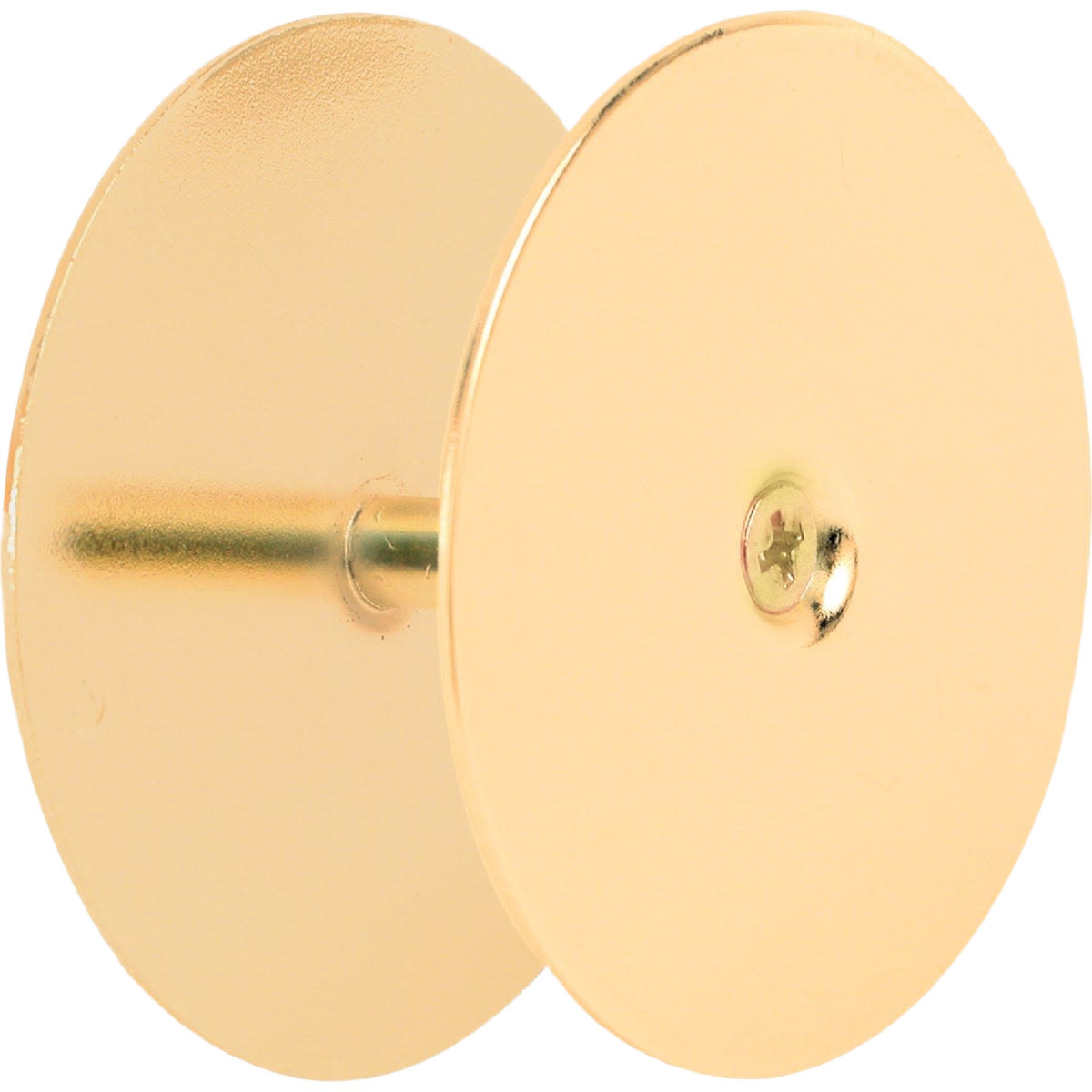 Brass hole cover with screw mount for concealing holes in home improvement hardware under $50 collection
