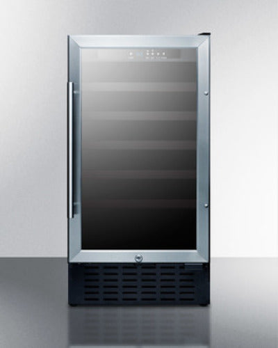 18-inch undercounter wine cellar with tinted mirrored door and digital controls in Refrigerators and Appliances collections