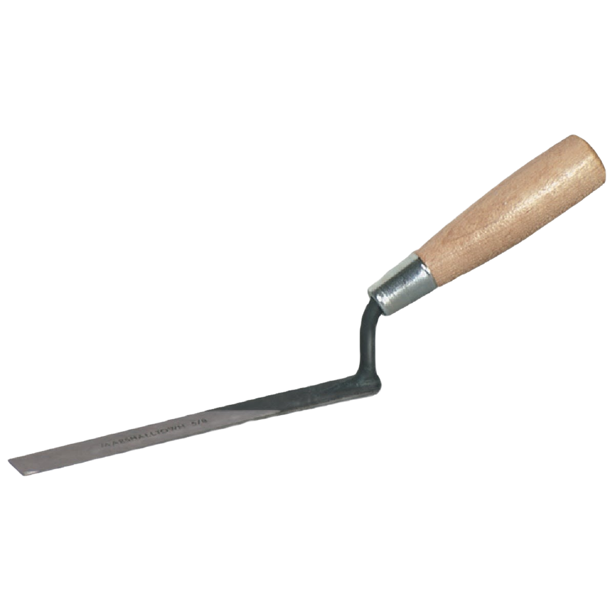 Tuck pointer tool with wooden handle and tapered steel blade for precise masonry work in home improvement under fifty dollars