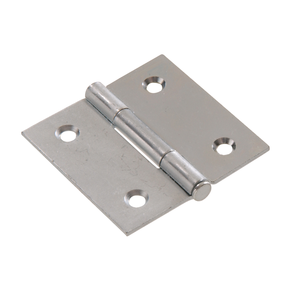 Hardware Essentials 2" General Purpose Hinge with Fixed Pin Zinc, 5-Pack
