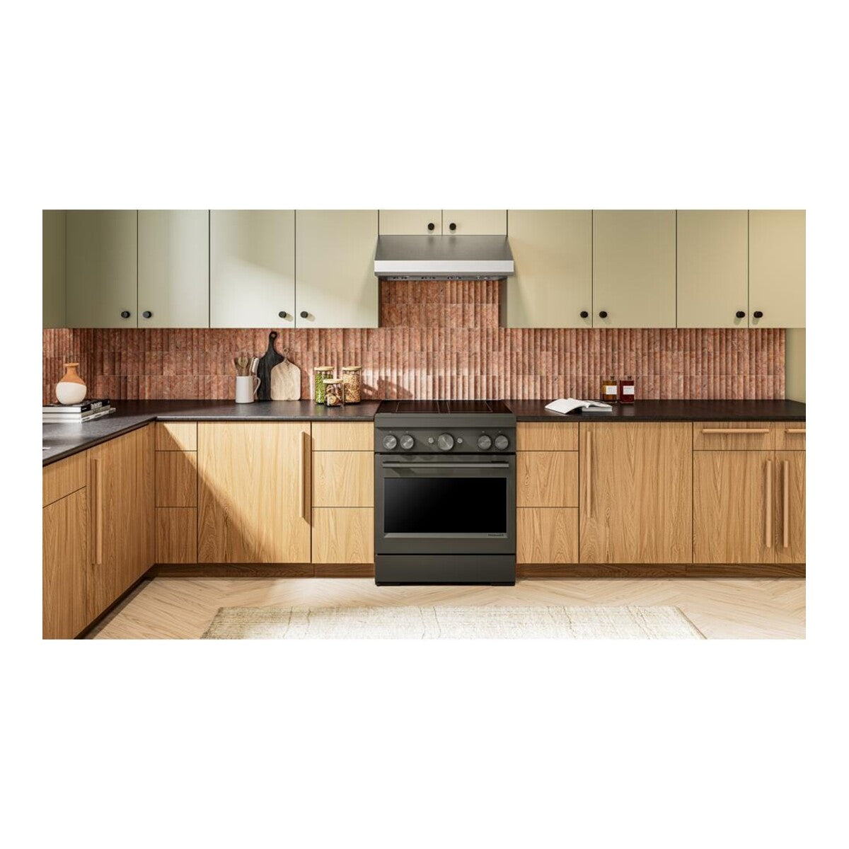 30-Inch 4-Element Induction Freestanding Commercial-Style Range with Air Fry
