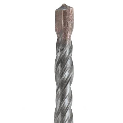 Carbide-tipped masonry drill bit with SDS-plus hex drive designed for efficient drilling in home improvement projects