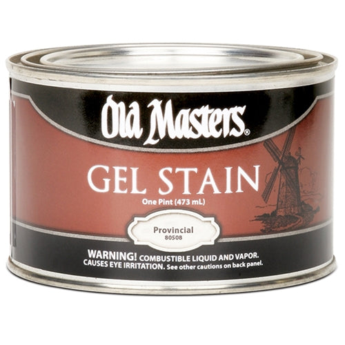 1 pint oil-based gel stain in provincial color for interior stains and finishing in home improvement projects