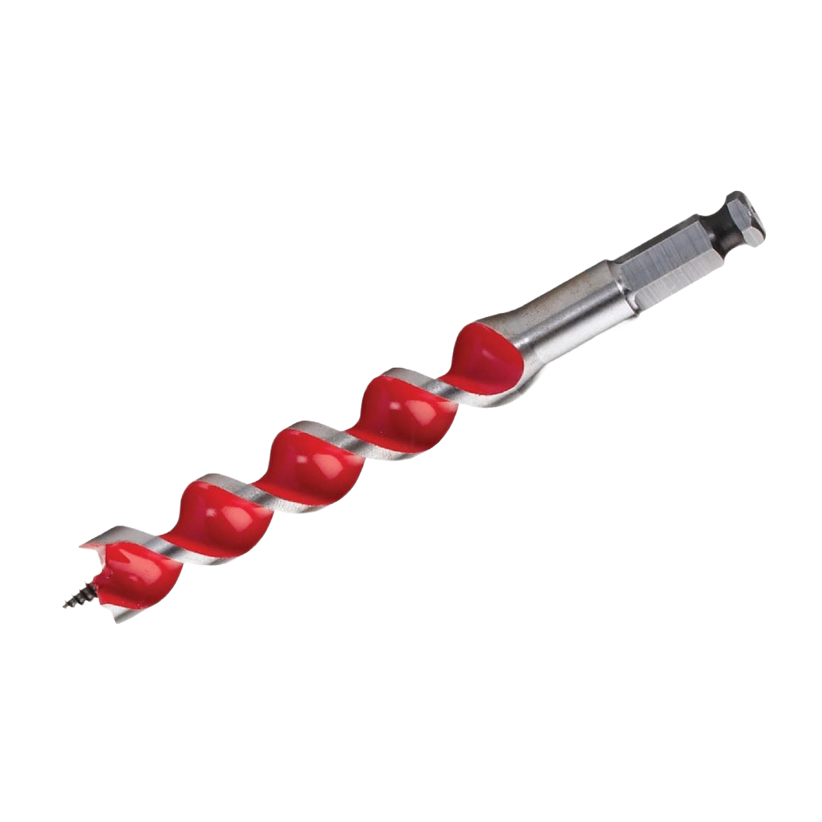 Milwaukee SPEED FEED™ wood bit with red spiral flute, suitable for tool accessories and home improvement tasks under $50 collections