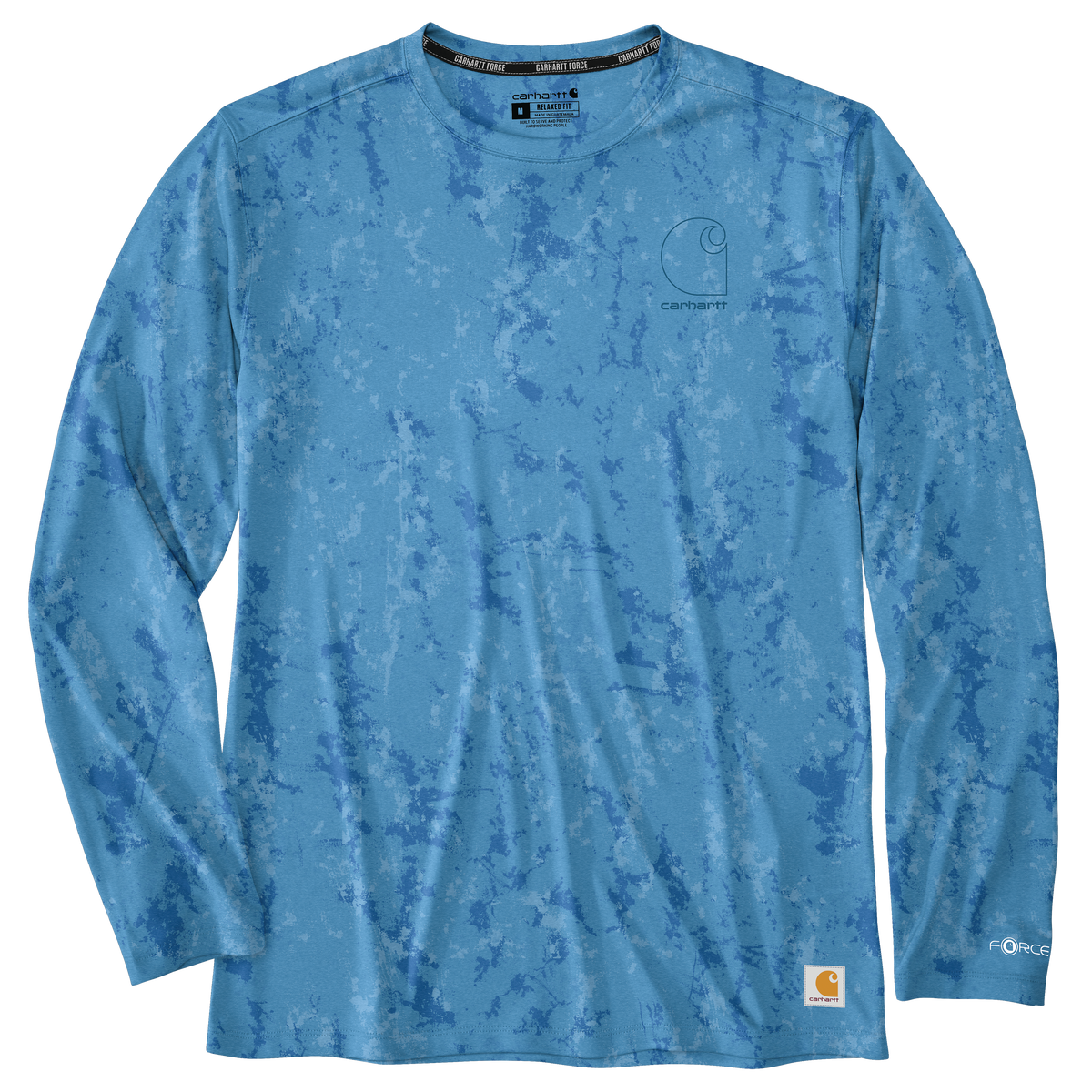 Carhartt Men's Force Sun Defender Relaxed Print Long-Sleeve T-Shirt
