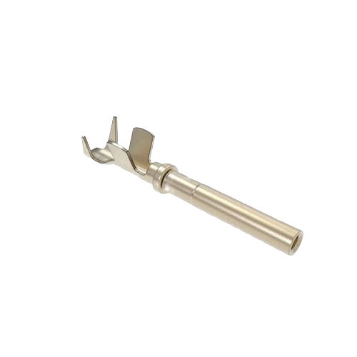 Metal electrical connector terminal with crimping features for secure wiring in tools and home improvement projects