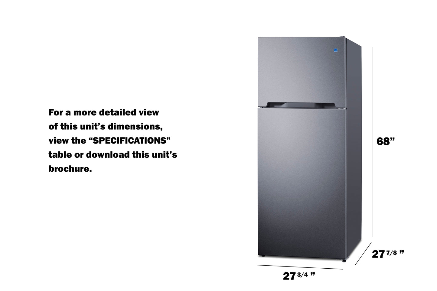 28" Wide Top-Mount Refrigerator-Freezer