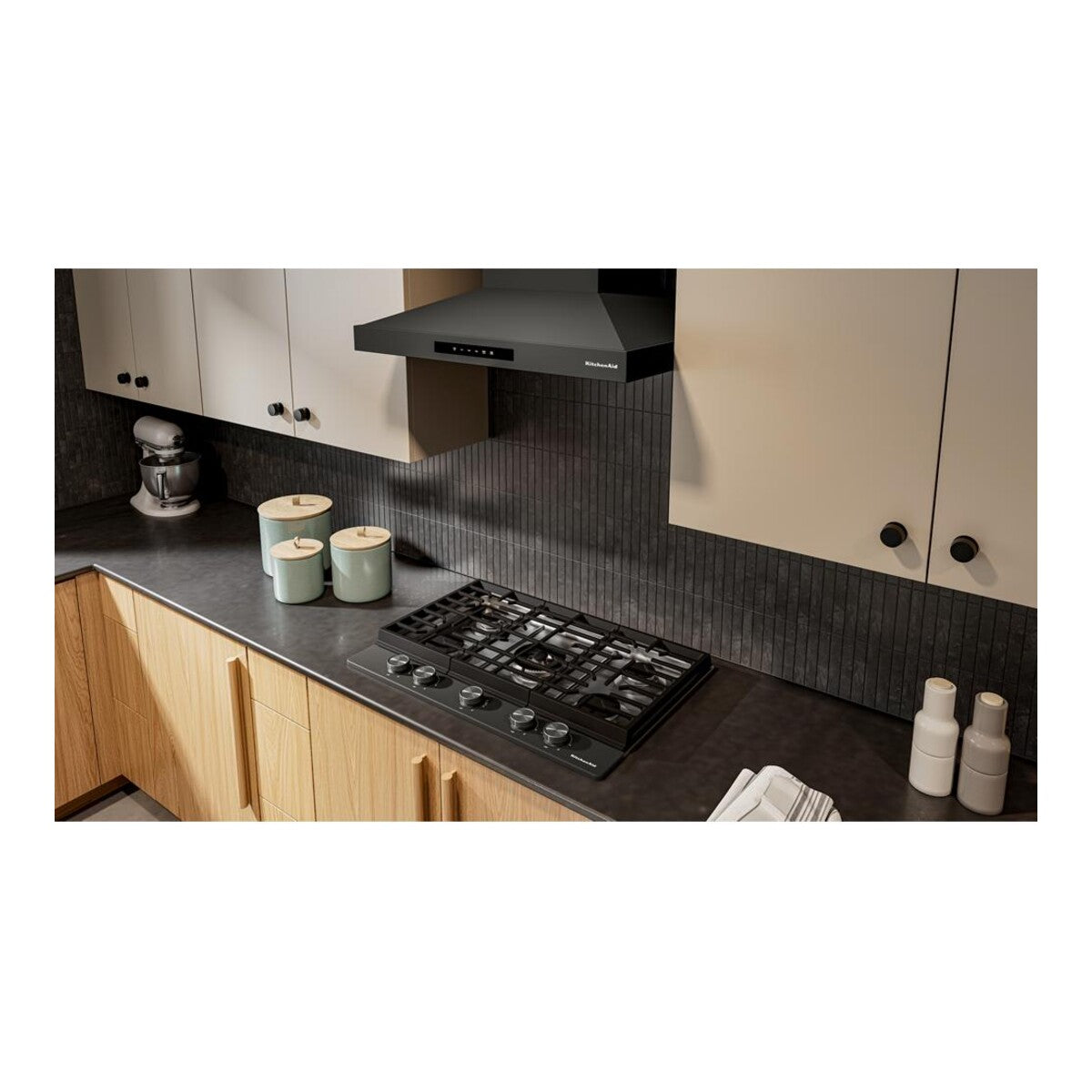 KitchenAid® 30 in. Gas Cooktop with 5 Burners and Integrated Wok Grate