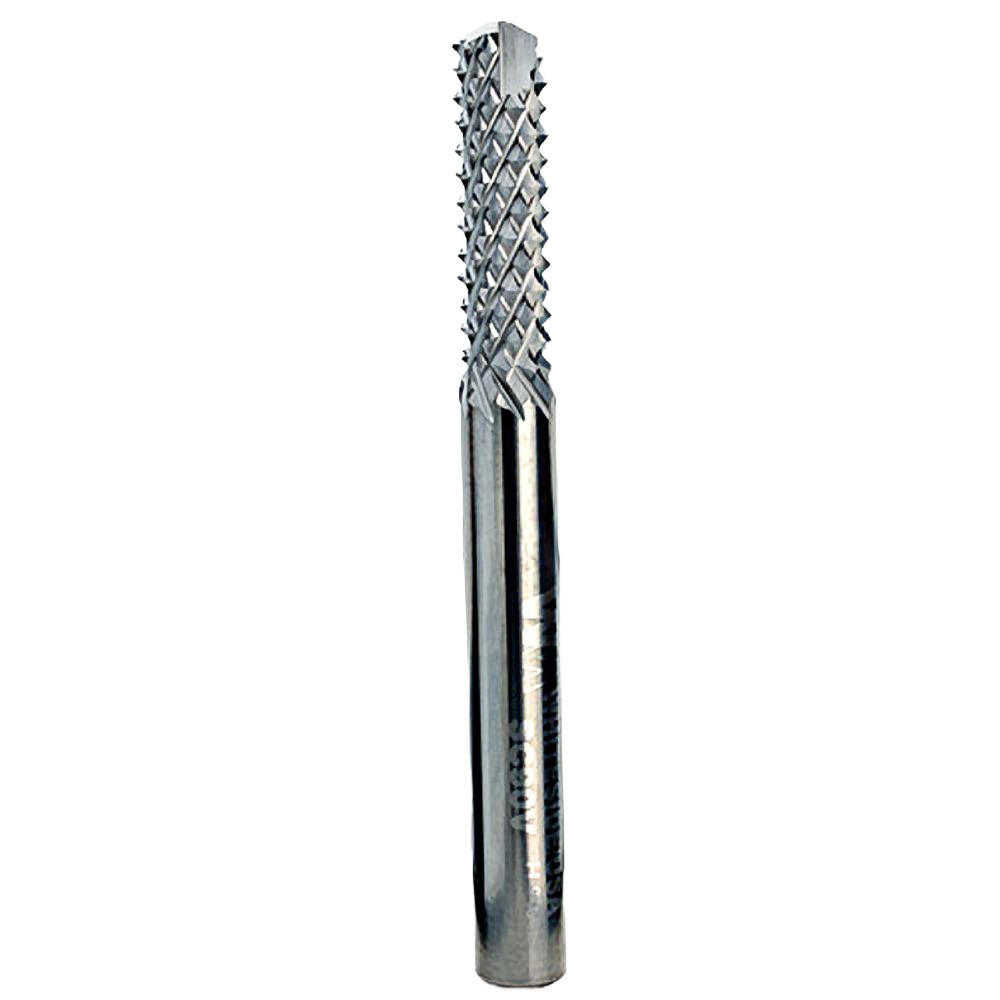 Solid carbide V-plunge drill bit with toothed cutting edge for fiberglass in Tool Accessories and Drill Bits collection under $50