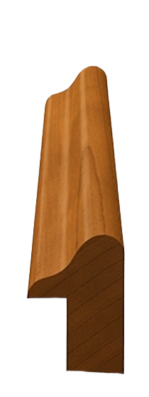 Traditional oak nose molding with smooth curved profile for flooring transitions in home improvement and lumber collections under $50