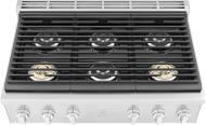 36-inch gas rangetop with five brass burners and stainless steel knobs from Kitchen & Kitchenware and Appliances collections