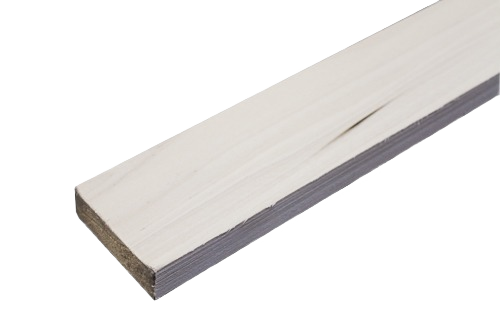 Piece of white painted lumber suitable for home improvement and building materials under $50 collections