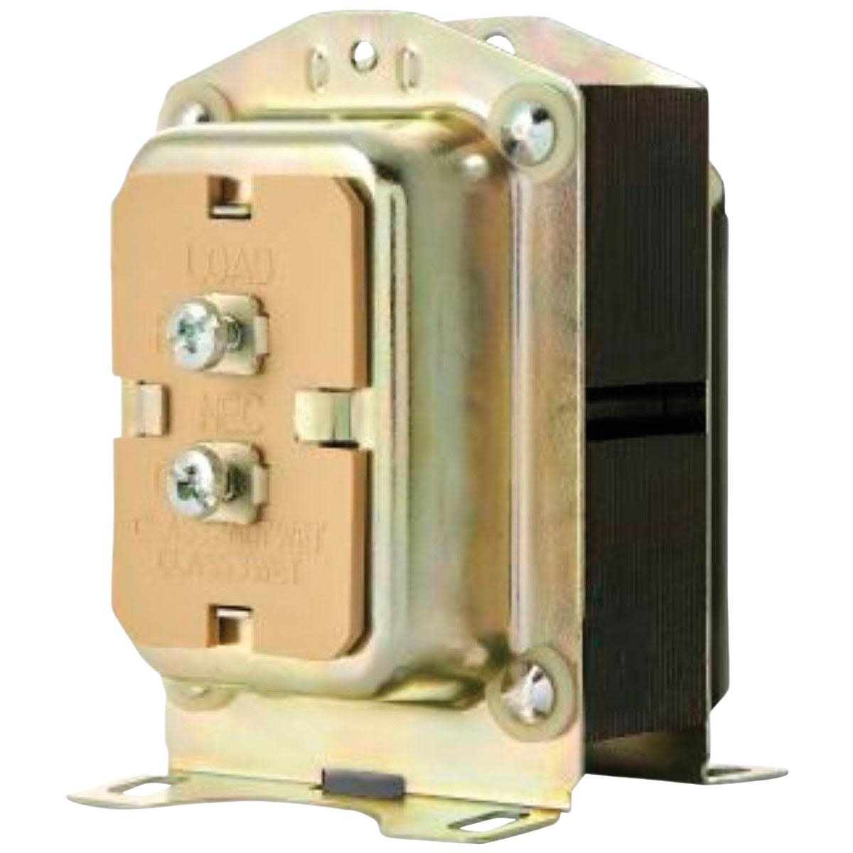 24V control circuit transformer with metal casing and terminal screws for plumbing and home improvement collections under $50