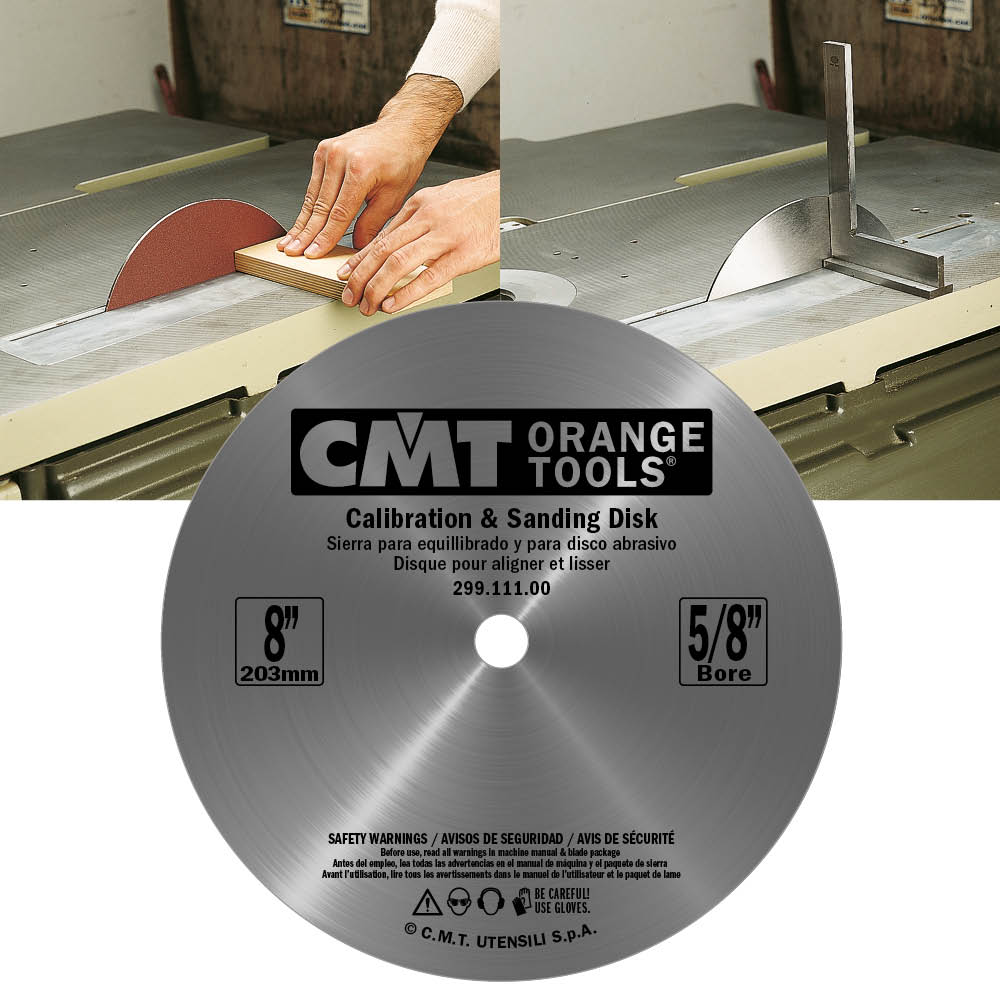 CMT Orange Tools 10’’x5/8’’ Calibration & Sanding Disk