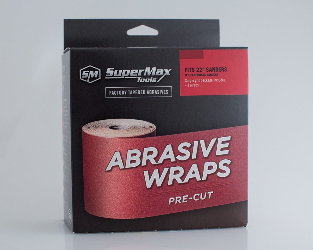 Pre-cut abrasive wraps for 22-inch sanders designed for woodworking and home improvement projects under $100 collection