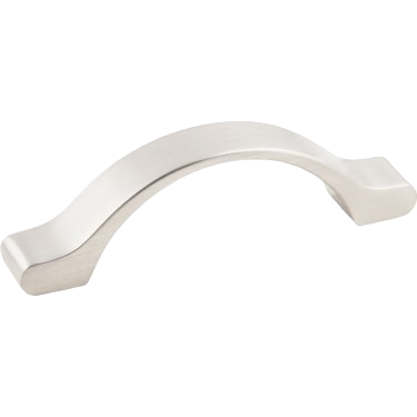 Round flat handle pull with satin nickel finish for furniture hardware in Home Improvement under $50