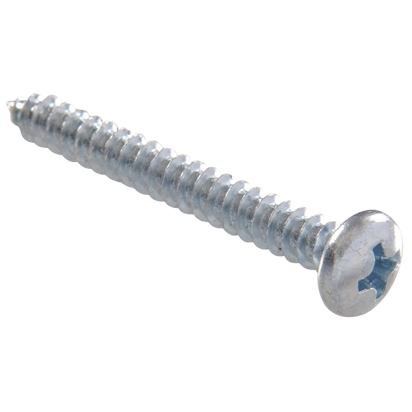 Zinc-plated screw with Phillips head for securing shelving brackets in Storage & Organization and Shelving collections