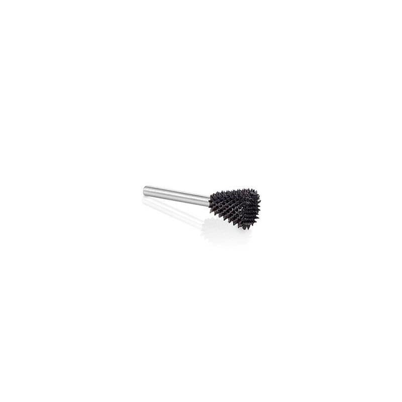 Rugged very coarse tungsten-carbide bur with dove tail shape and 1/8-in. shaft for woodworking tools under $50 category
