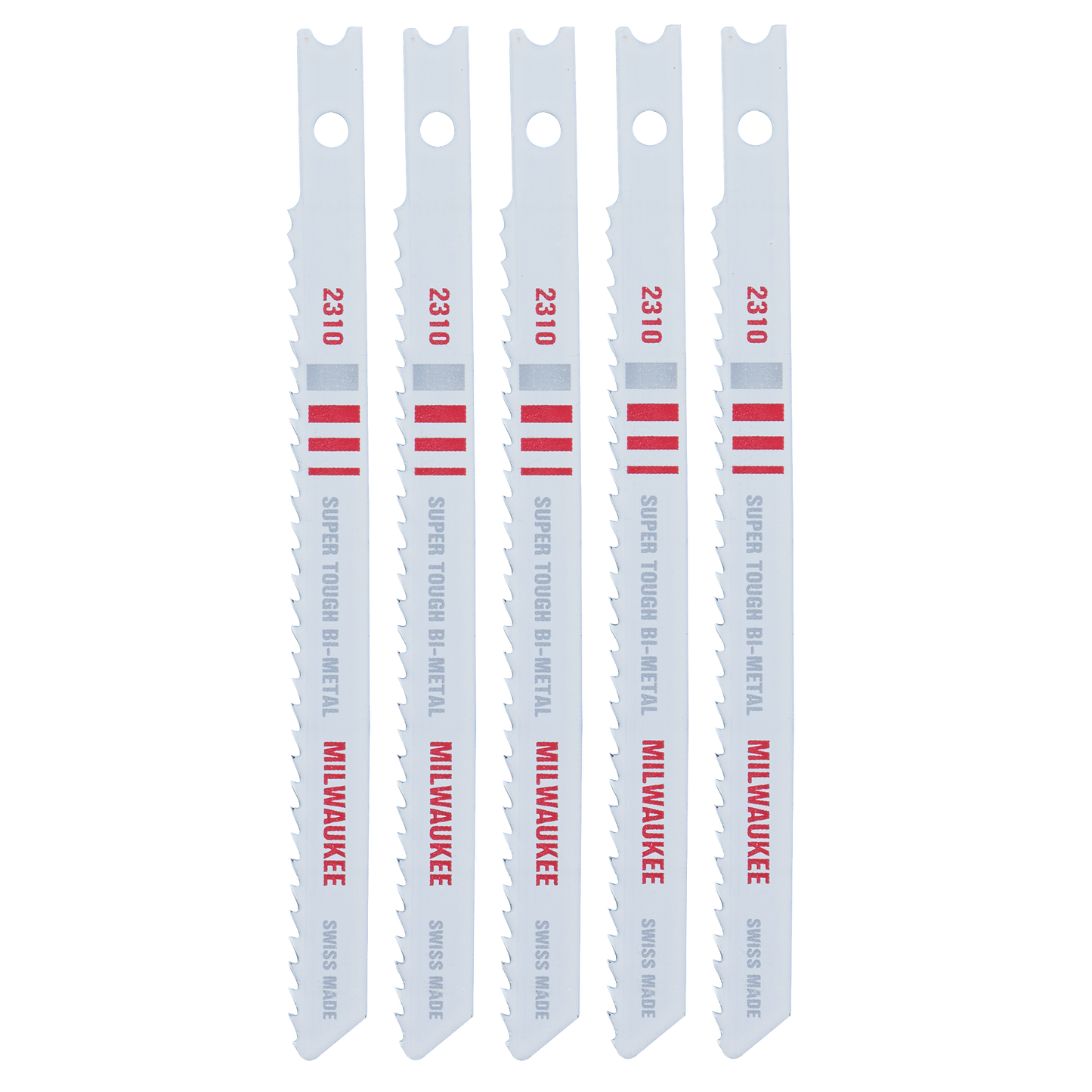 Milwaukee 4" 10TPI U-Shank Multi-Material Bi-Metal Jig Saw Blades (5 PK)