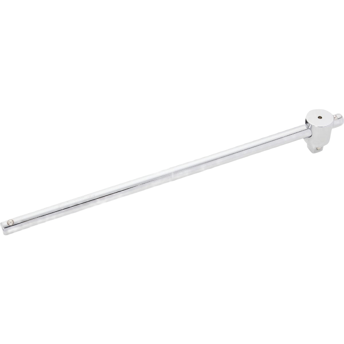 Chrome vanadium steel slide T-handle with 3/4 inch drive for added leverage in hand tools and socket sets under $100 collection