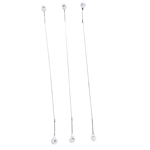 Three 9-inch white replacement burning wires for woodworking tools in home improvement under $50 projects