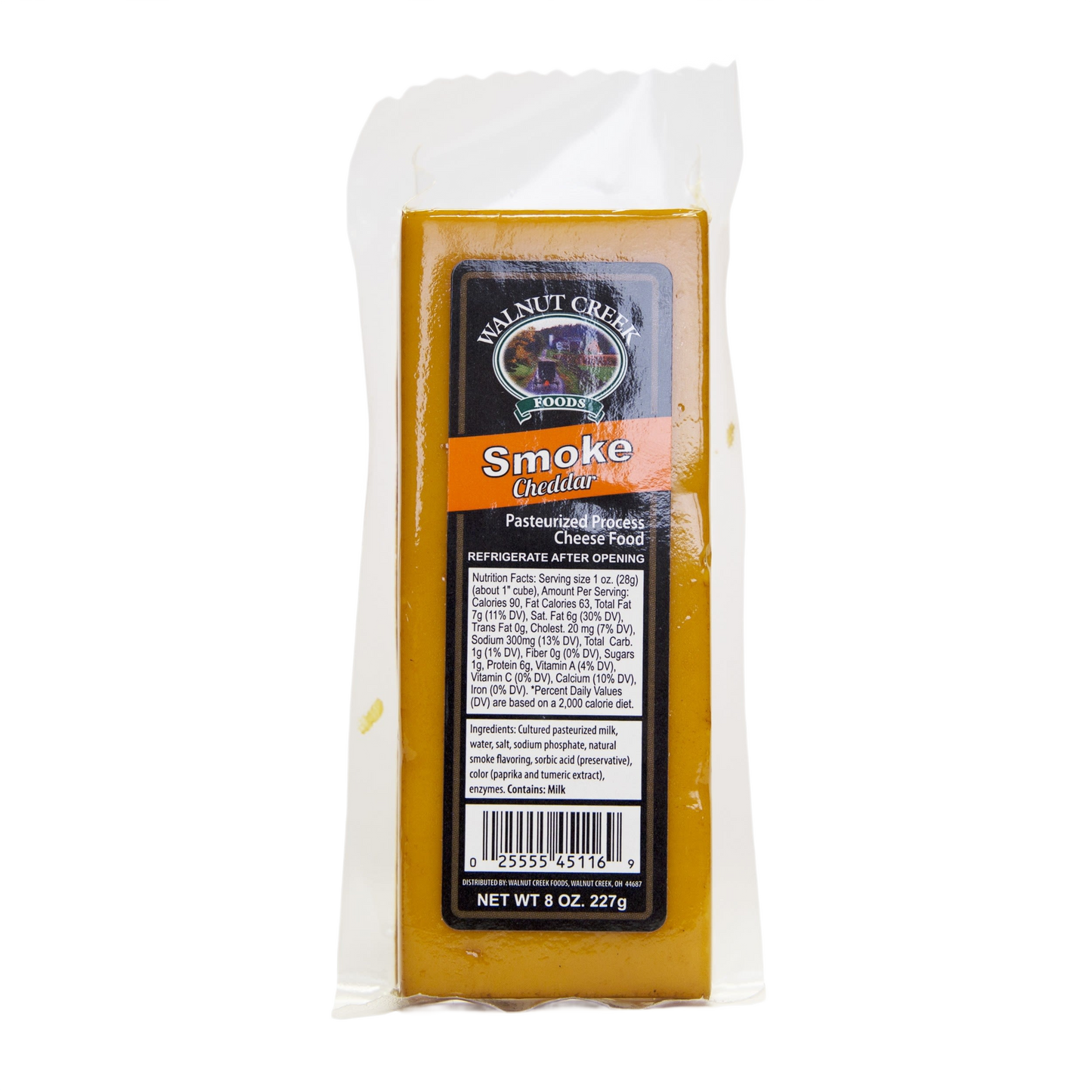 Vacuum-sealed block of smoked cheddar cheese in Food & Beverage and Chips & Snacks collections under $50