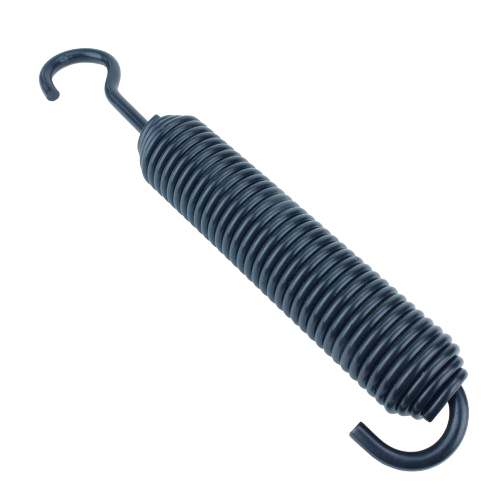 Coiled metal extension spring with hooked ends for use in tools and home improvement projects