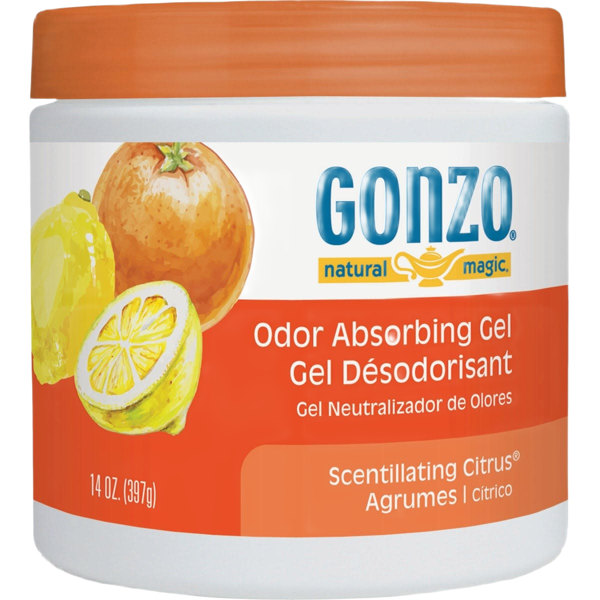14-ounce citrus-scented gel air freshener that absorbs odors for household cleaning under $50 collections
