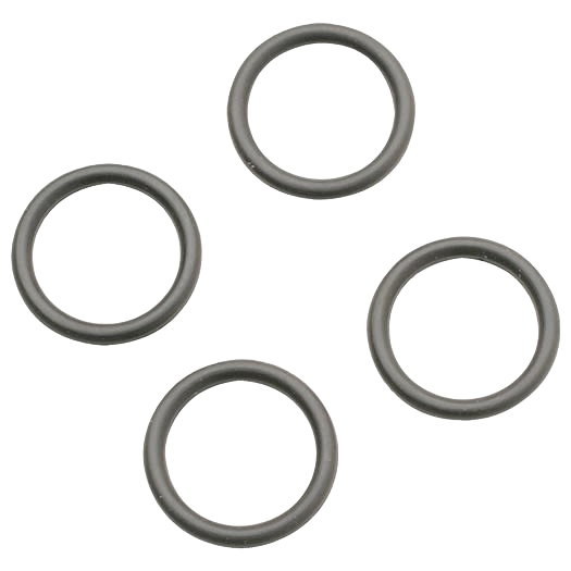 Do it Best 7/16 x 5/8 x 3/32 Inch Black Rubber O-Rings, 4 Count