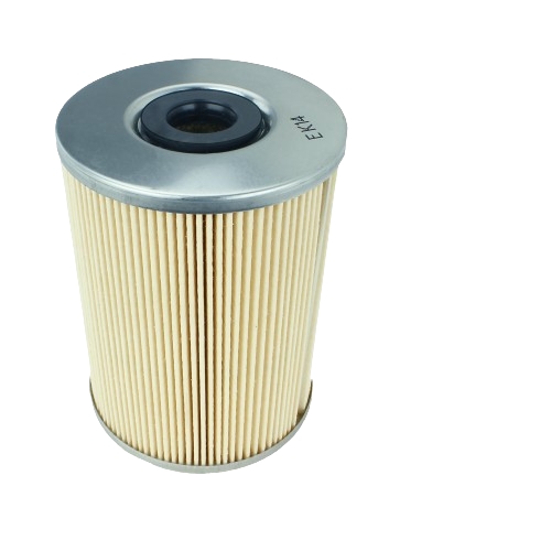 Cylindrical fuel water separator filter with pleated paper element and metal caps for home improvement tools maintenance