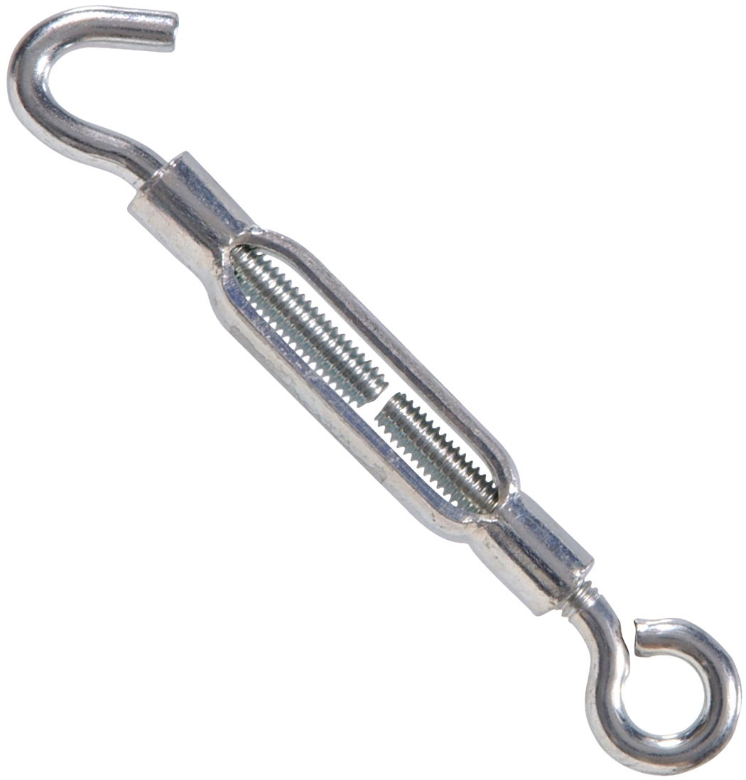 Hardware Essentials Hook and Eye Turnbuckle Zinc (#8-32 x 4-3/8")
