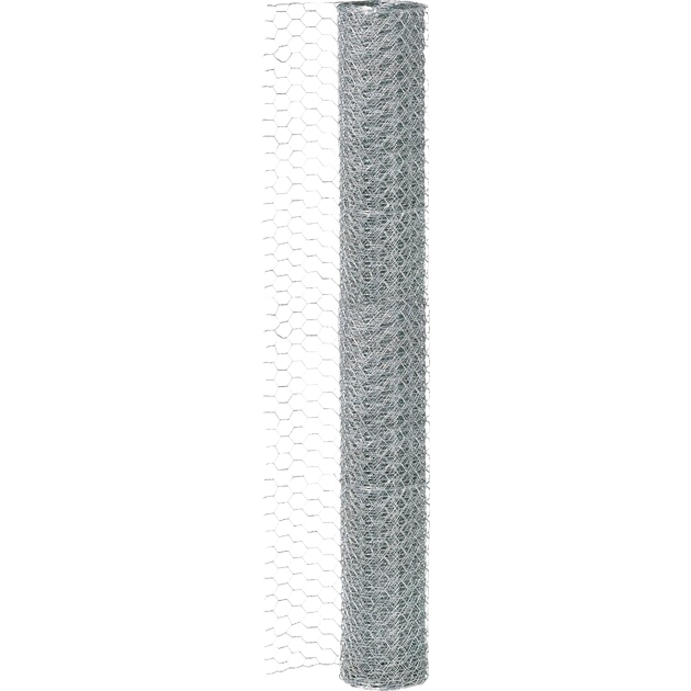 Roll of galvanized hexagonal wire mesh designed for garden fencing and animal containment in farm and pet use under $50 collection