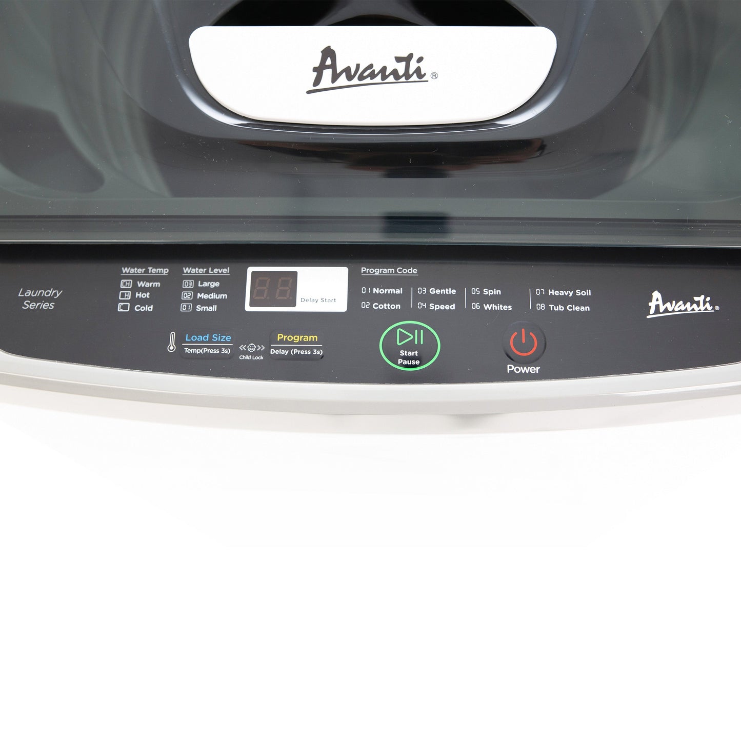 Avanti 1.38 cu. ft. Compact Washer Machine - White