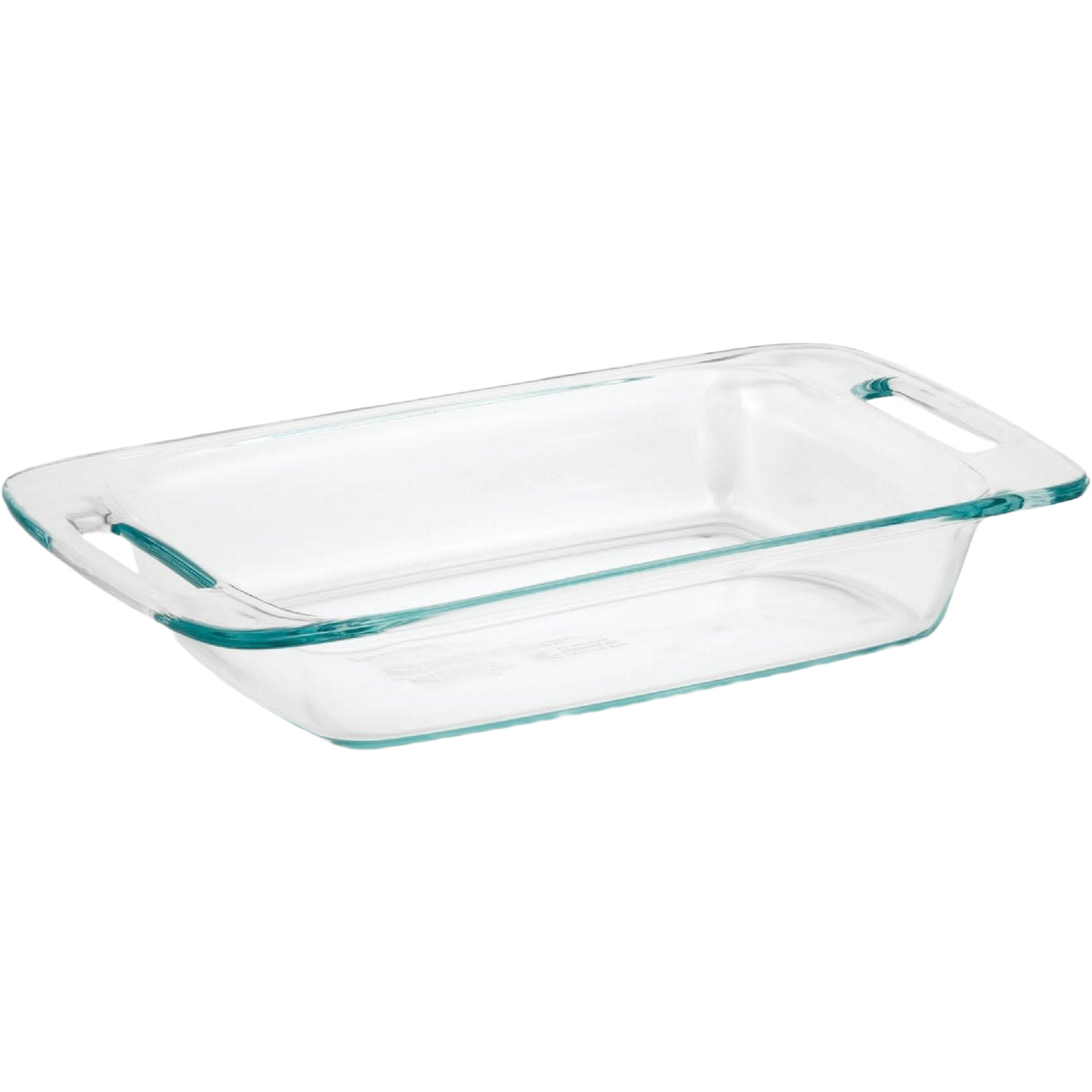 Clear easy-grip oblong glass baking dish for even heating, part of kitchenware collections under $50 and $100