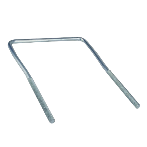 Steel U-bolt with threaded ends for securing components in John Deere parts and hardware collections under $50
