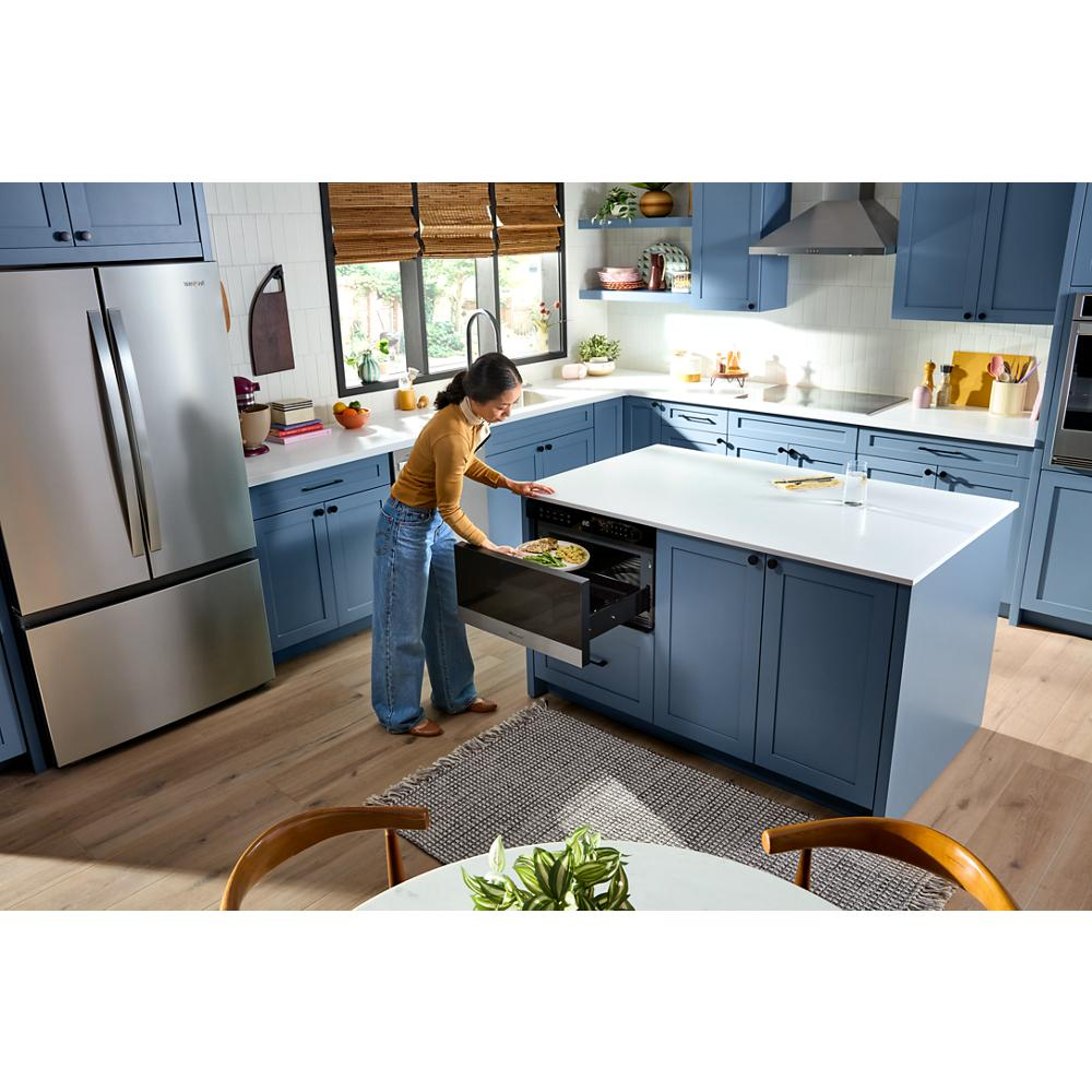 24-inch Built-in Microwave Drawer with Sensor Cooking